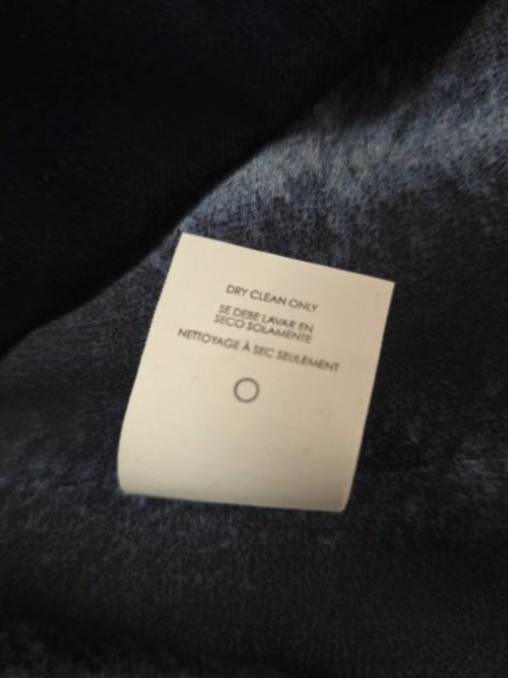 Cabi Entrance Midnight Velvet Blazer Jacket M Navy Statement Maximalist 3489 - Picture 11 of 12